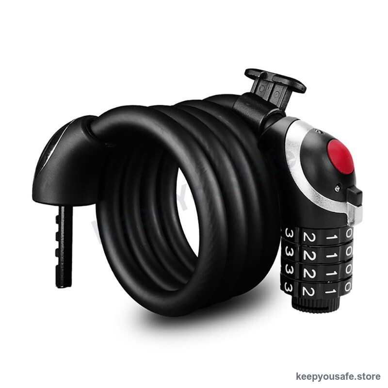 KeepYouSafe Combination Bike Cable Lock