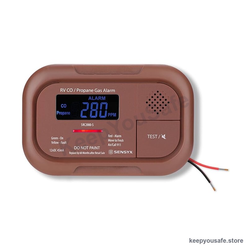 KeepYouSafe 12V Gas Alarm for Caravans & RVs