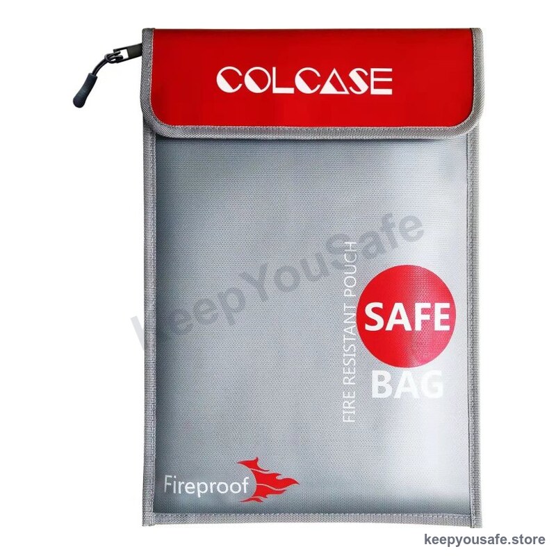 KeepYouSafe Fireproof Document Bag with Lock