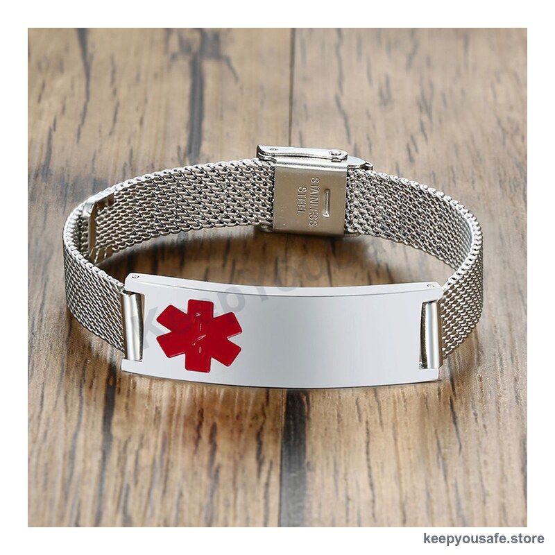 KeepYouSafe Medical Alert ID Bracelet