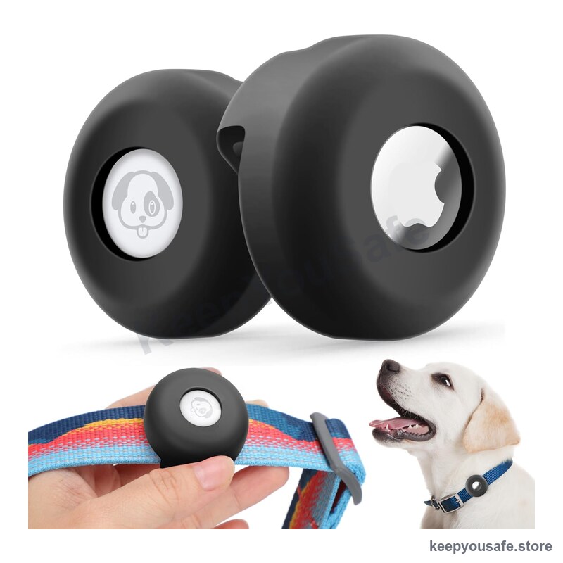 KeepYouSafe Pet Tag Tracker + Silicone Collar Holder