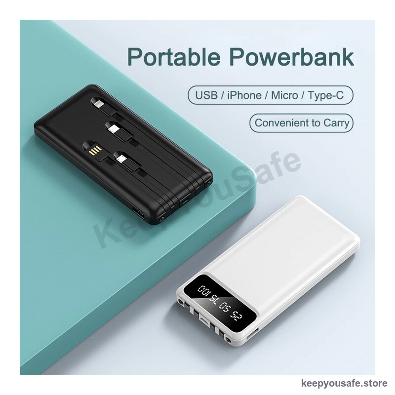 KeepYouSafe 20000mAh Power Bank + Display