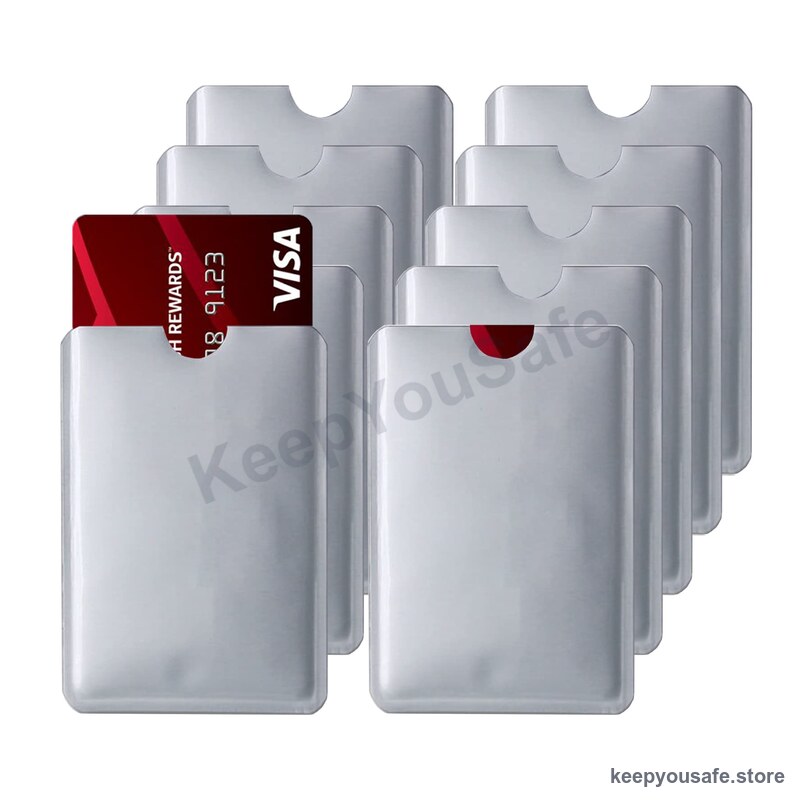 KeepYouSafe RFID-Blocking Card Sleeves (10-Pack)