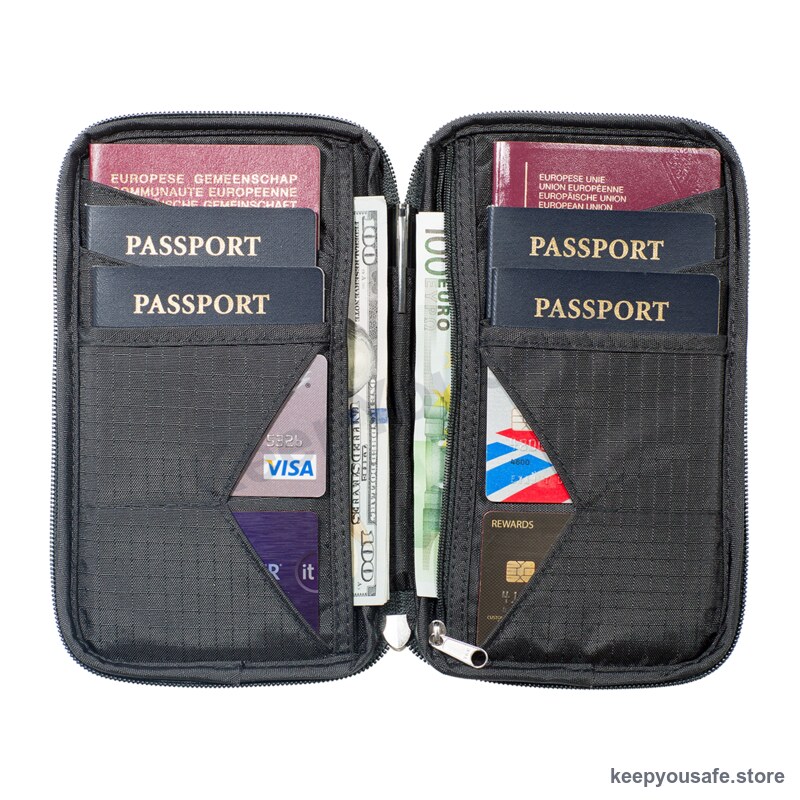 KeepYouSafe RFID-Blocking Passport Wallet