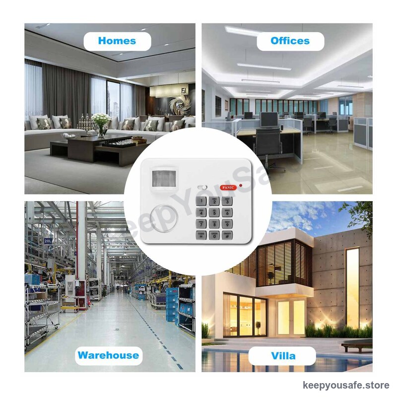KeepYouSafe Shed & Garage Keypad Alarm