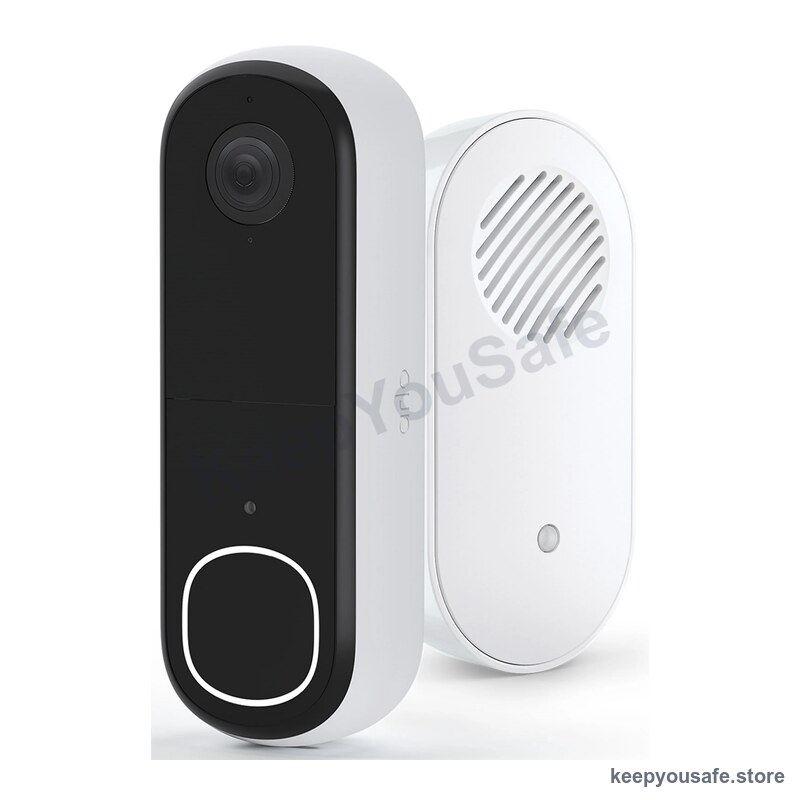 KeepYouSafe 2K Video Doorbell with Chime
