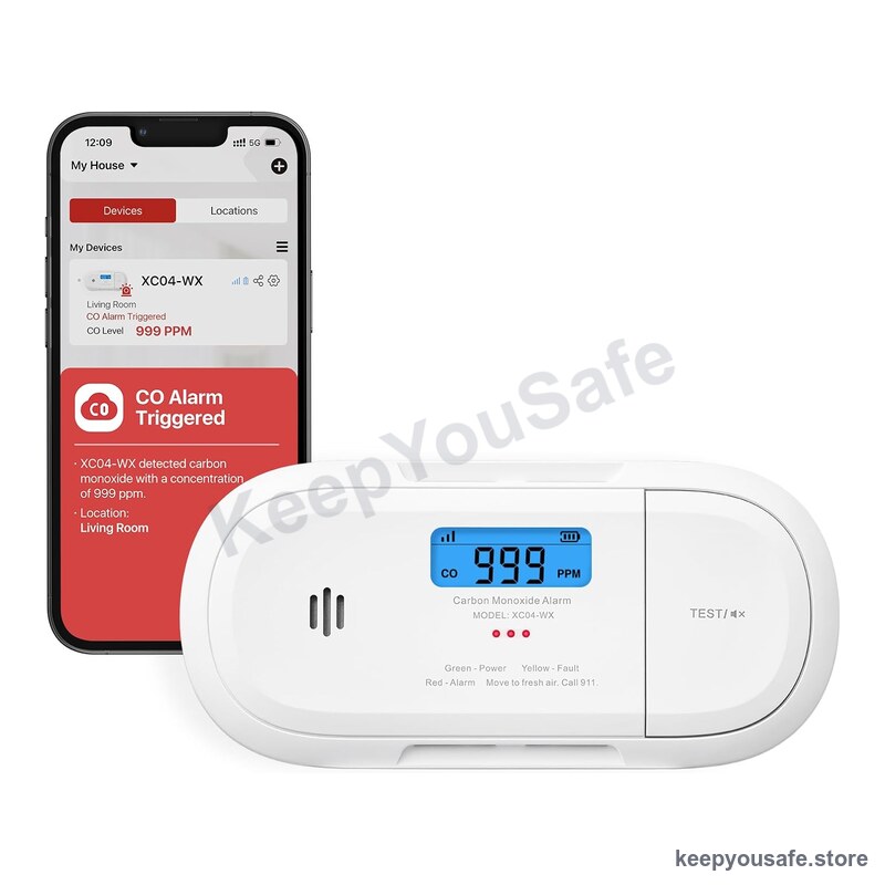 KeepYouSafe WiFi Smart CO Alarm